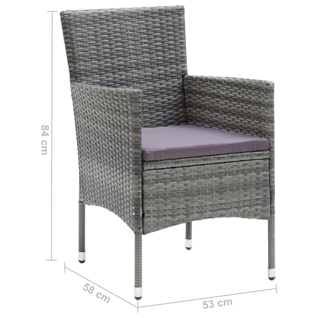 2 / Grå / 80 cm bordlængde - Billede 13