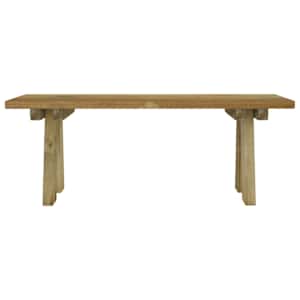 Zahradní lavice 110 cm impregnované masivní borové dřevo - obrázek 3