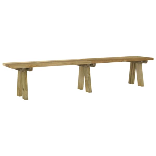 vidaXL aiapink, 220 cm, immutatud m&auml;nnipuit