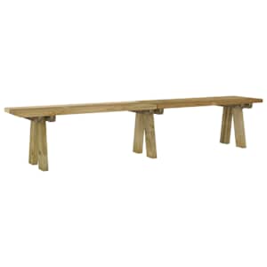 Zahradní lavice 220 cm impregnované masivní borové dřevo - obrázek 2