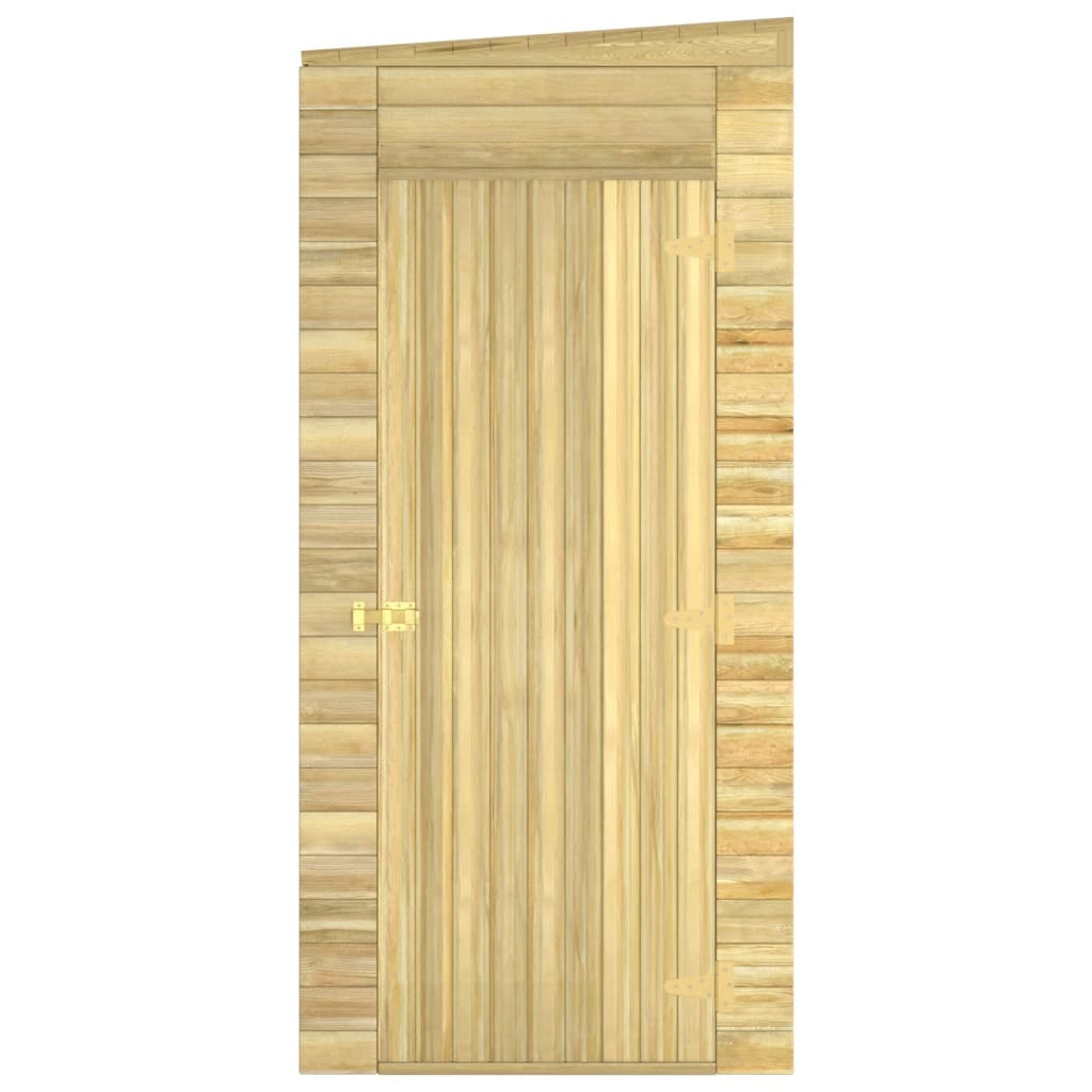 vidaXL Abrigo de arrumação para jardim 100x210x218 cm pinho impregnado