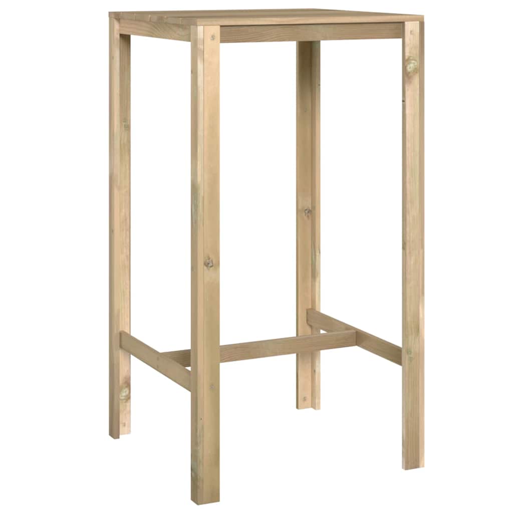 vidaXL Barový stůl 60 x 60 x 110 cm impregnovaná borovice