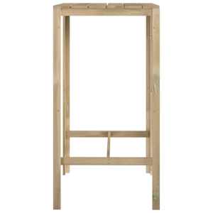 Barový stůl 60 x 60 x 110 cm impregnovaná borovice - obrázek 4