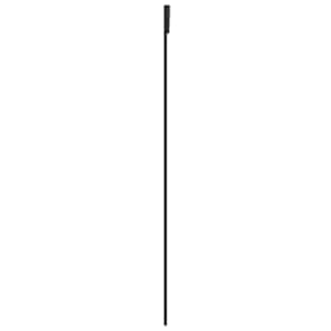 Posuvné dveře mléčné ESG sklo a hliník 90 x 205 cm černé - obrázek 4