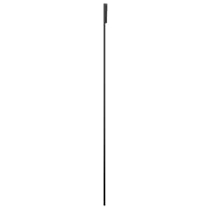 Posuvné dveře mléčné ESG sklo a hliník 102,5 x 205 cm černé - obrázek 4