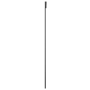Posuvné dveře černé 76 x 205 cm ESG sklo a hliník - obrázek 4