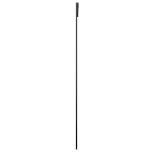 Posuvné dveře mléčné ESG sklo a hliník 102,5 x 205 cm černé - obrázek 4