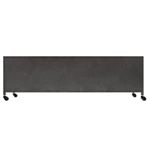 TV skříňka stříbrná 110 x 30 x 40 cm železo - obrázek 5