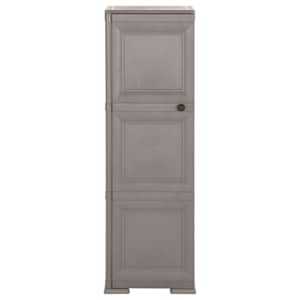 vidaXL Plastik Dolap Gri 40x43x125 cm Ahşap Tasarım
