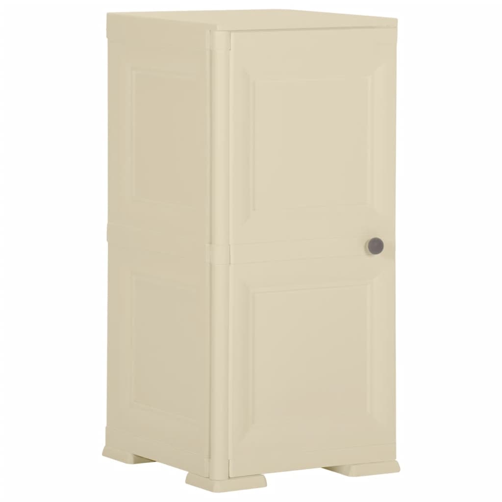 Vidaxl - vidaXL Armário de plástico 40x43x85,5 cm design de madeira branco nata