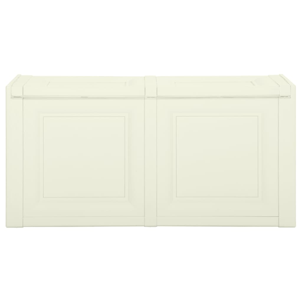 vidaXL Kussenbox 85 L 86x40x42 cm vanille-ijskleurig