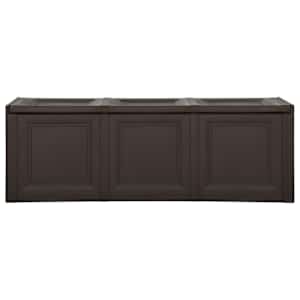 vidaXL Μπαούλο Αποθήκευσης Καφέ 125 x 40 x 42 εκ. 130 Λίτρα