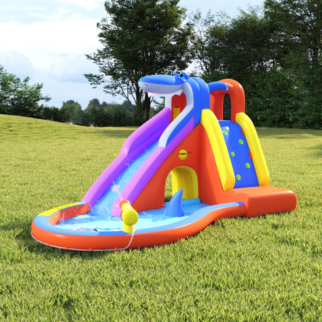 Happy Hop Tobogan acvatic gonflabil cu piscină, 450x320x240 cm, PVC