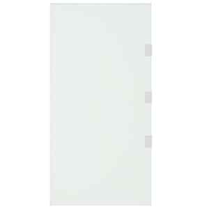 vidaXL Panel za vratni nadstrešek prozoren 50x100 cm kaljeno steklo