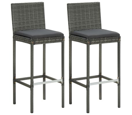 vidaXL Garden Bar Set | Grey, Anthracite