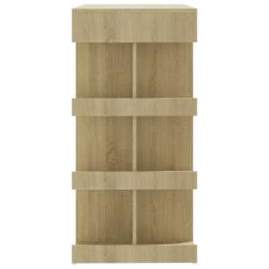 Barový stůl s úložným regálem dub sonoma 100 x 50 x 101,5 cm - obrázek 6