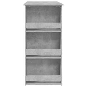 Barový stůl s úložným regálem betonově šedý 102 x 50 x 103,5 cm - obrázek 6