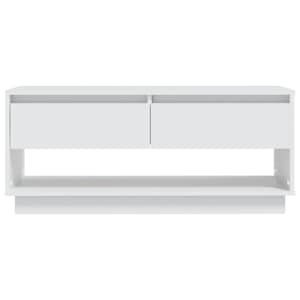 TV skříňka bílá 102 x 41 x 44 cm kompozitní dřevo - obrázek 5