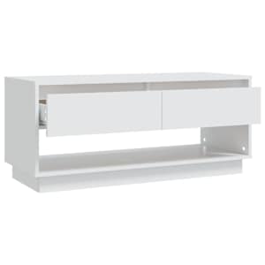 TV skříňka bílá 102 x 41 x 44 cm kompozitní dřevo - obrázek 8