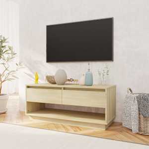 TV skříňka dub sonoma 102 x 41 x 44 cm kompozitní dřevo - obrázek 3