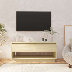 TV skříňka dub sonoma 102 x 41 x 44 cm kompozitní dřevo - obrázek 1
