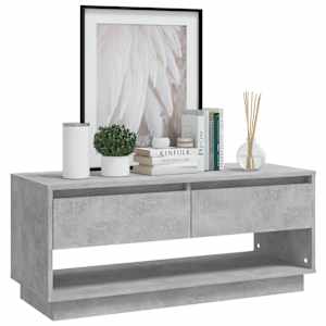 TV skříňka betonově šedá 102 x 41 x 44 cm kompozitní dřevo - obrázek 4