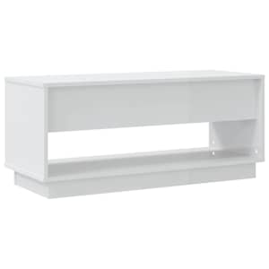 TV skříňka bílá s vysokým leskem 102x41x44 cm kompozitní dřevo - obrázek 7