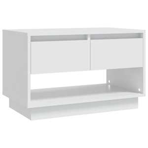 TV skříňka bílá 70 x 41 x 44 cm kompozitní dřevo - obrázek 2