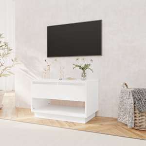 TV skříňka bílá 70 x 41 x 44 cm kompozitní dřevo - obrázek 3