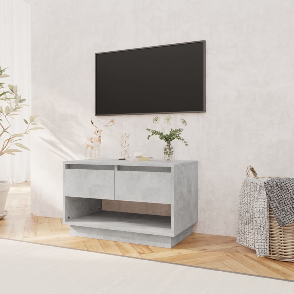 vidaXL Tv-meubel 70x41x44 cm spaanplaat betongrijs