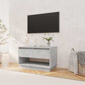 TV skříňka betonově šedá 70 x 41 x 44 cm kompozitní dřevo - obrázek 3