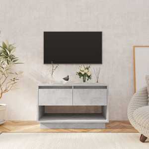 TV omarica betonsko siva 70x41x44 cm iverna plošča
