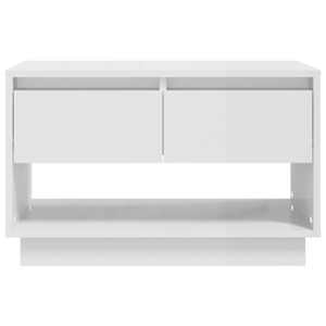 TV skříňka bílá s vysokým leskem 70x41x44 cm kompozitní dřevo - obrázek 5