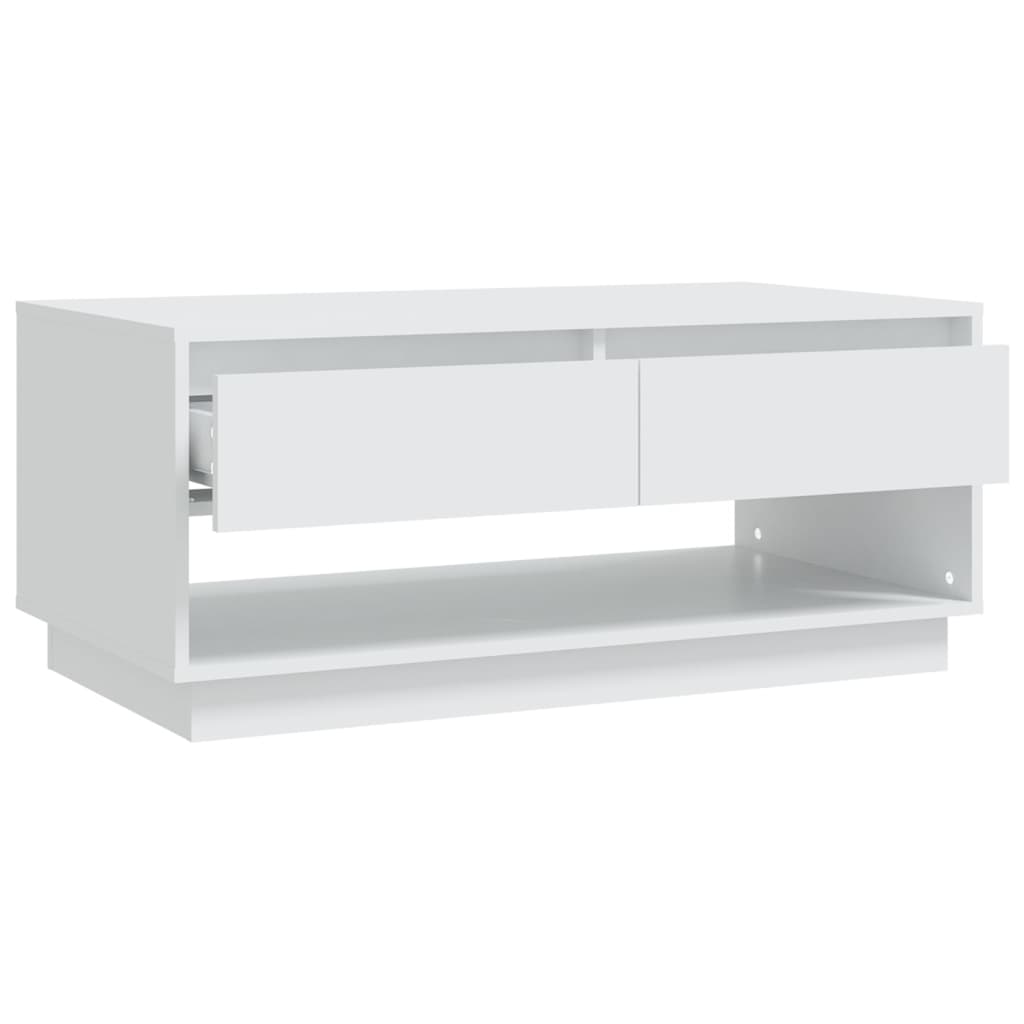 

vidaXL Salontafel 102,5x55x44 cm spaanplaat wit