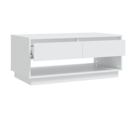 vidaXL Couchtisch Wei&szlig; 102,5x55x44 cm Holzwerkstoff