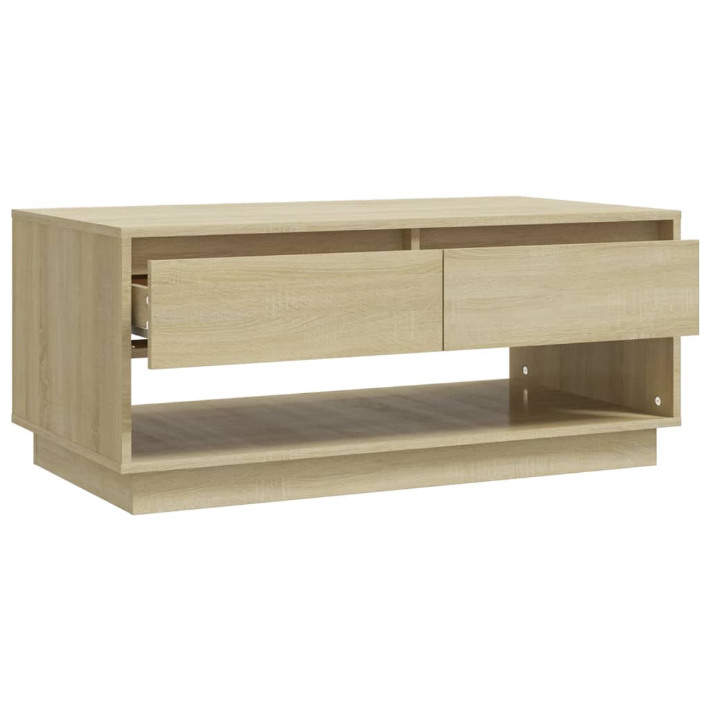 

vidaXL Salontafel 102,5x55x44 cm spaanplaat sonoma eikenkleurig
