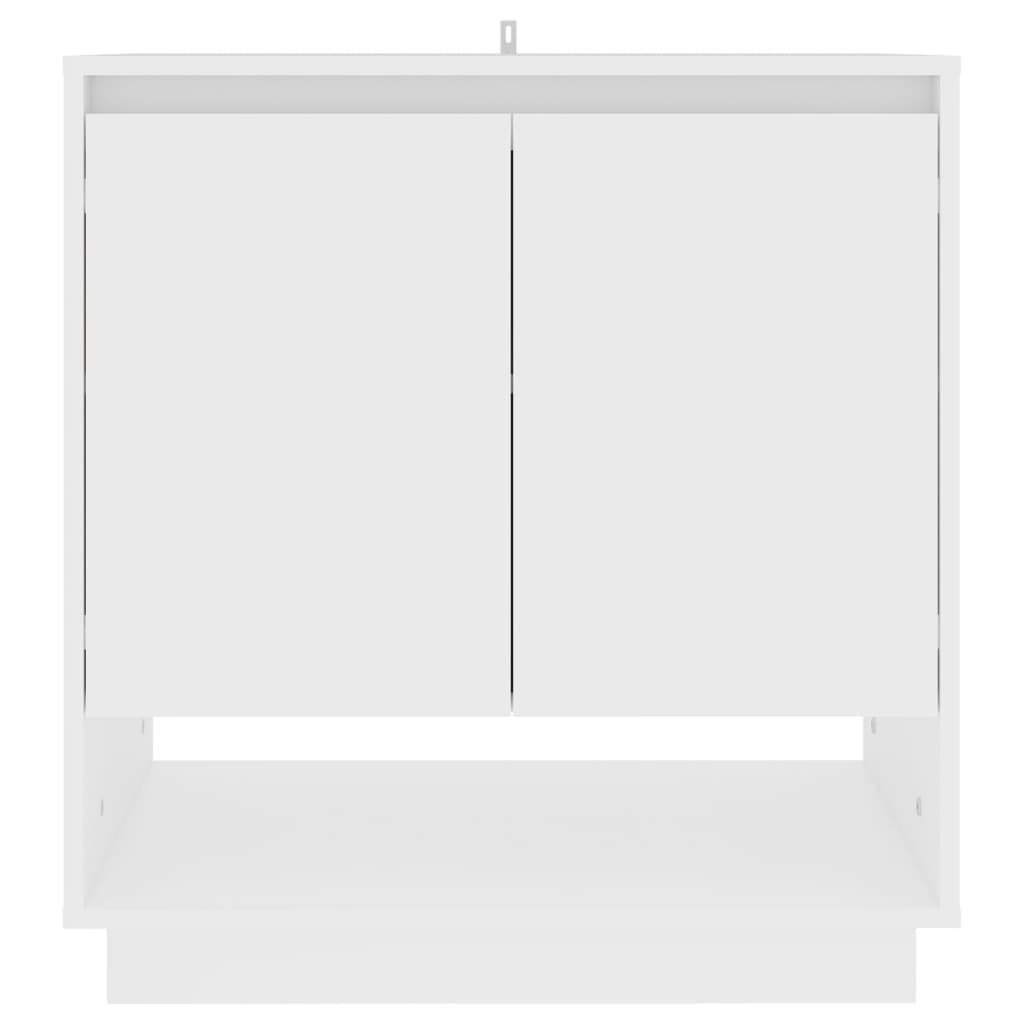 fehér forgácslap tálalószekrény 70 x 41 x 75 cm