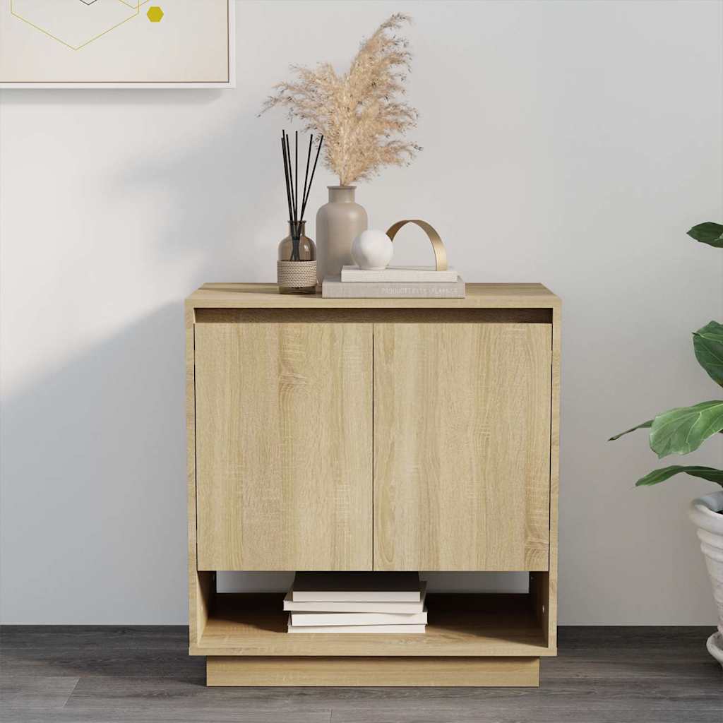 vidaXL Szafka, d�b sonoma, 70x41x75 cm, materia� drewnopochodny