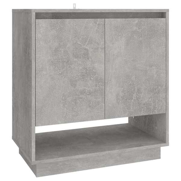 vidaXL puhvetkapp, betoonhall, 70x41x75 cm, tehispuit