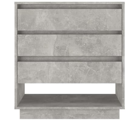 vidaXL &Scaron;oninė spintelė, betono pilka, 70x41x75 cm, apdirbta mediena