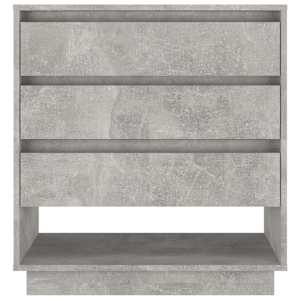 vidaXL &Scaron;oninė spintelė, betono pilka, 70x41x75 cm, apdirbta mediena