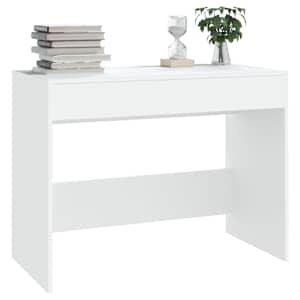 Psací stůl bílý 101 x 50 x 76,5 cm kompozitní dřevo - obrázek 4