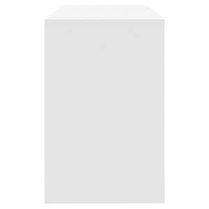 Psací stůl bílý 101 x 50 x 76,5 cm kompozitní dřevo - obrázek 6