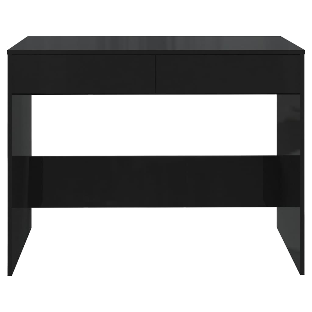Psací stůl černý 101 x 50 x 76,5 cm dřevotříska