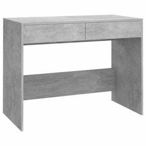 vidaXL kirjutuslaud, betoonhall, 101x50x76,5 cm, tehispuit