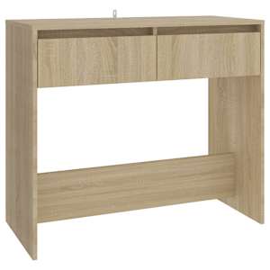 Konzolový stolek dub sonoma 89 x 41 x 76,5 cm kompozitní dřevo - obrázek 2