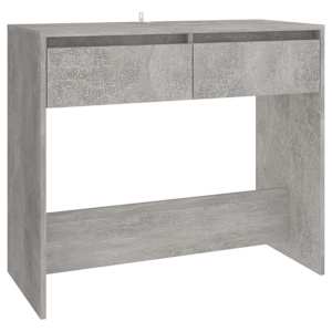 vidaXL konsoollaud, betoonhall, 89x41x76,5 cm, tehispuit