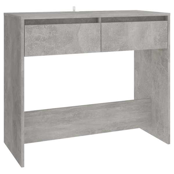 vidaXL konsoollaud, betoonhall, 89x41x76,5 cm, tehispuit