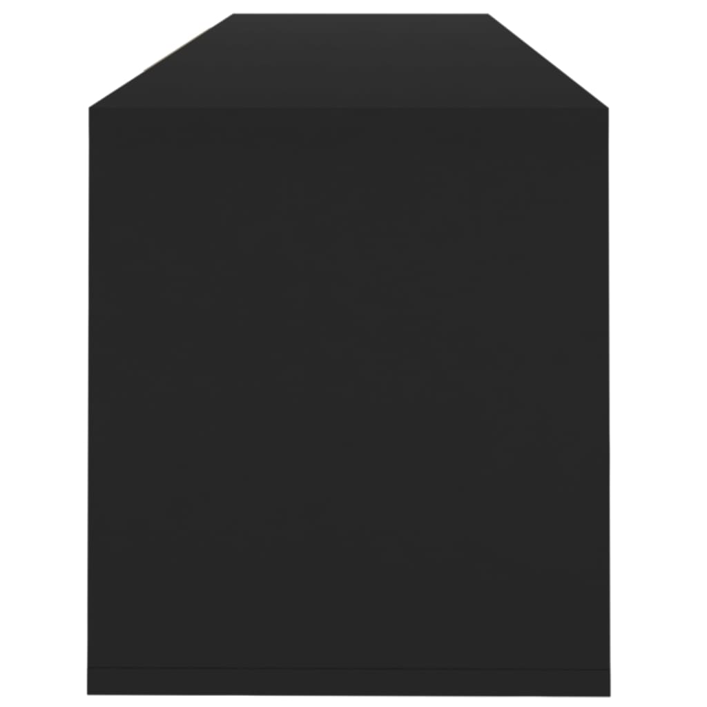 Meuble TV Noir 120x30x40,5 cm Aggloméré | meublestv.fr 8