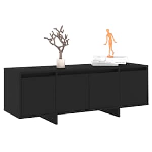 TV skříňka černá 120 x 30 x 40,5 cm kompozitní dřevo - obrázek 4